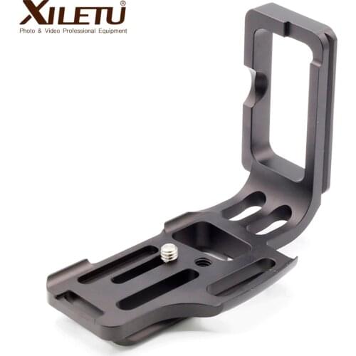 XILETU LB-D810L L Type Professional Bracket Tripod Quick Release Plate Head Base Handle Grip for Nikon D800 D800E D810 Camera