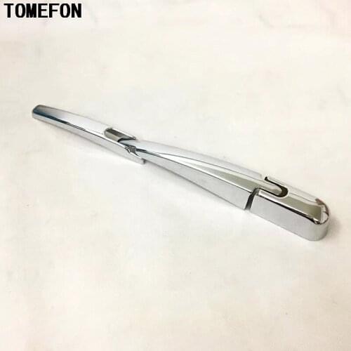 TOMEFON For Peugeot 3008 GT 2017 2018 ABS Chrome Rear Window Windscreen Wiper Cover Trim Car Exterior Accessories 3pcs