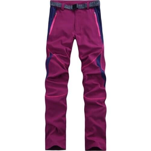 Spring Summer Men Women Sports Quick-drying pants Camping hiking elastic force UV protection pants Men women outdoor pants