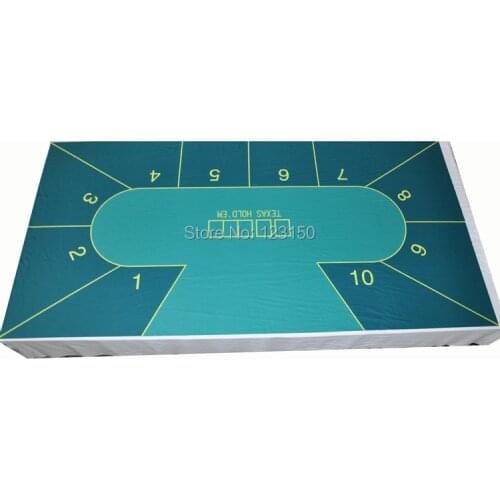 WP-055 Professional Water Resistant Poker Table Cloth, Baccarat for 9 persons, 1PC, Free shipping