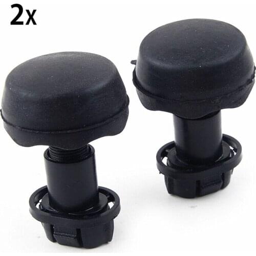 1 Pair Car Hood Stop Cushion Black Rubber Bumper Set Auto Accessory For Ford Escape Focus Edge 2013-2019 CV6Z16758A 8V4Z16758B