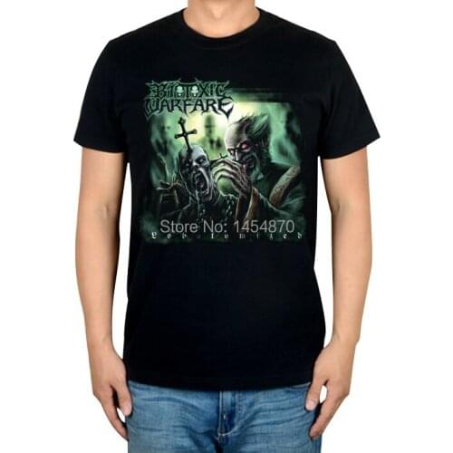 2 kinds wizard Devil BIOTOXIC WARFARE Rock Brand t shirt Cotton Punk fitness Hardrock Metal black shirts skateboard