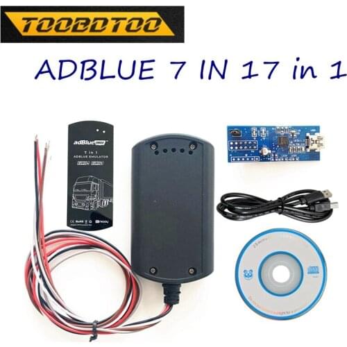 2021 Newest Adblue 7in1 Adblueobd2 Emulator AdBlue Emulator For Volvo/DAF For Iveco For Renault Truck with EURO 4/5