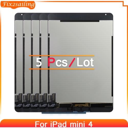 5 pieces/Lot For iPad Mini 4 A1538 A1550 LCD Display Display Digitizer Sensors Assembly Panel Replacement 100% Tested LCD