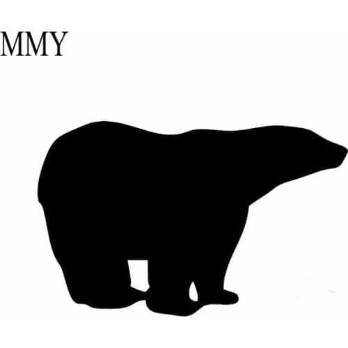 5" Wide Polar Bear Funny Vinyl Decal Sticker Car Stickers Window