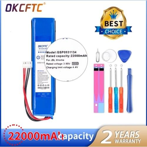 OKCFTC 22000mAh GSP0931134 Battery for JBL XTREME Xtreme 1 Xtreme1 Speaker Batteries