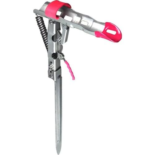 Stainless Steel Automatic Sea Pole Throwing Rod Jumping Bracket Spring Fishing Rod Holder Stainless Steel Adjustable Insert