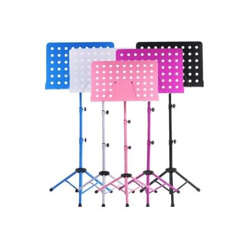 Unmistakable iron surface spectrum music stand shelf can lift the instrument frame accessories color music stand universal