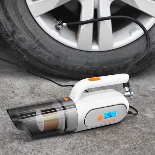 Electric air pump tyre inflators Hand-Held Car Vacuum Cleaner Car Vacuum Cleaner Air Pump Automatic Portable 25000Pa