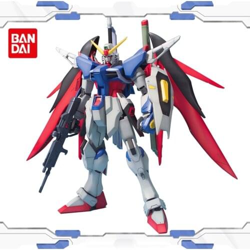 Bandai Anime Model Assembled Gundam MG 1/100 DESTINY Gundam ZGMF-X42S Action Figure Robot Decoration Toy Childrens Gift