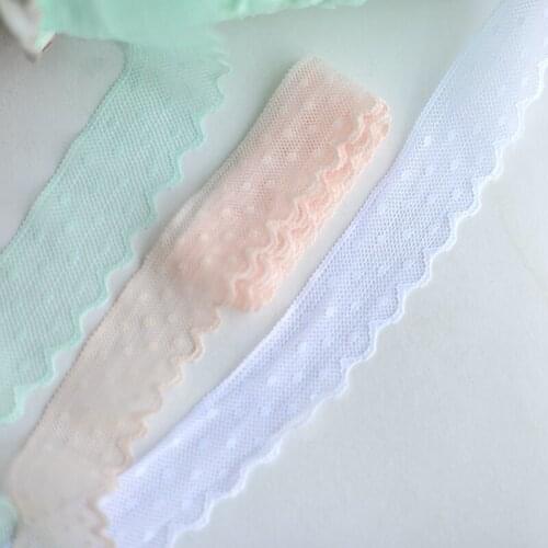 Hot sale Elastic smooth polyester lace dress lace accessories garment material 3 cm H299