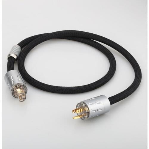 Hi End Viborg 16pcs Multplex Copper US HiFi Audiophile AC Power Cable With Pure Copper Gold Plated Power Plug