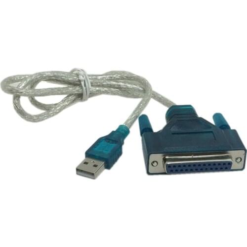 USB 2.0 1.1 1.0 Male to 25 Pin DB25 Female Parallel Port Printer Adapter Cable LPT Bidirectional Converter Wire Cord for PC LPT