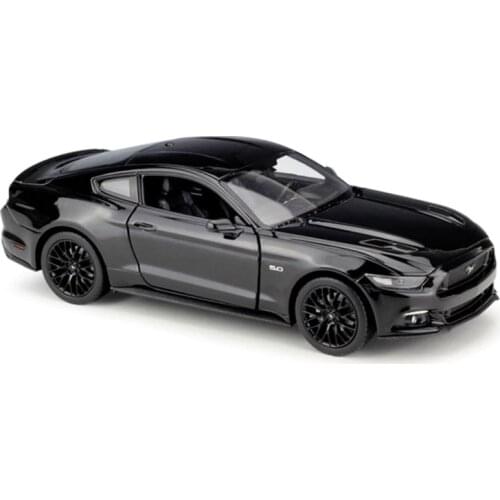 1/24 Scale Classic Luxury 2015 Ford Mustang GT Toy sports Alloy Metal Car Diecast ModelCollection KidsGift Decoration locomotive