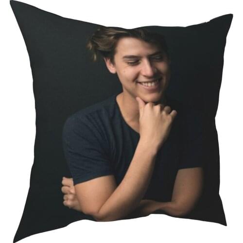 Cole Sprouse Pillowcase Printing Polyester Cushion Cover Decorative Riverdale Throw Pillow Case Cover Home Wholesale 18"