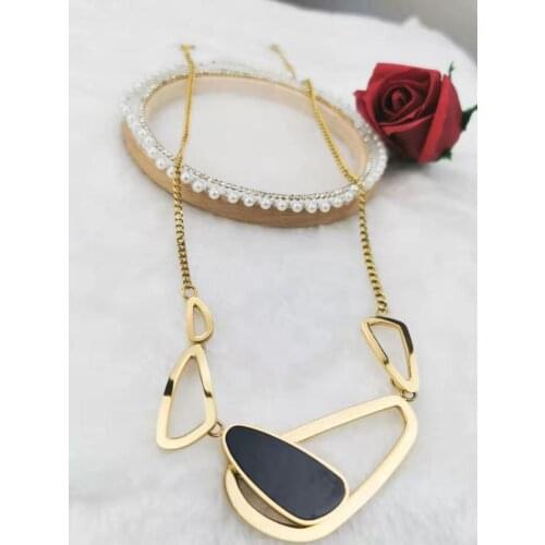 Fashion jewelry steel necklace
