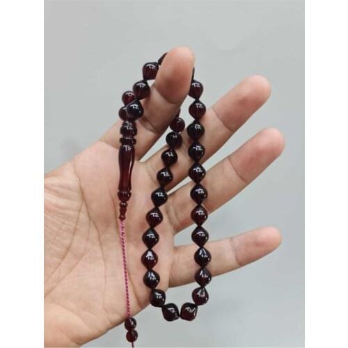 Islamic Tasbih Muslim Rosary Beads 33 Prayer Rosary For Men Bracelet For Men Accessory amber oltu amber stone Handmade Turkey