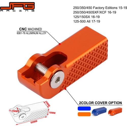 The New 2019 Motorcycle CNC Aluminum Gear Shiftet Shift Lever Tip For KTM SXF XCF 250 350 450 SX 125 150 16-20 ALL 125-500 17-20