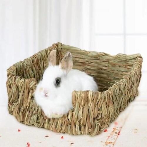 New guinea pig chinchilla and rabbit natural bed and grass nest pet supplies fast delivery rabbit nest box