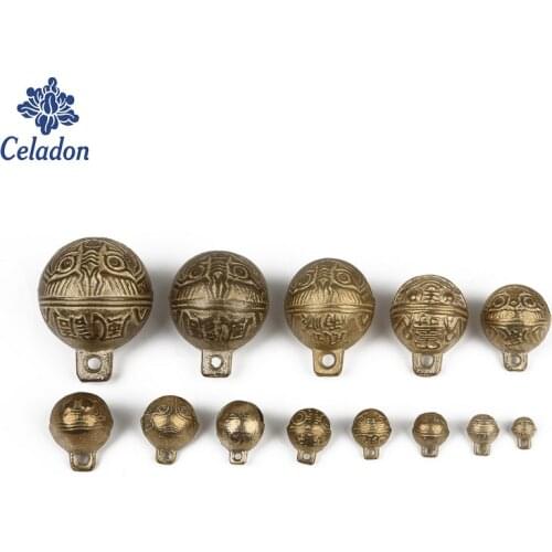 New Retro Style Copper Jingle Bells For Festival Party Decoration/Christmas Tree Decorations/DIY Crafts Accessories