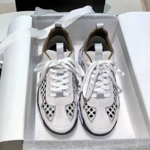 Thick Bottom Woman Shoes Leather Lace Up Zapatos De Mujer Round Toe Fashion Shoes Women Casual Sport Ladies Shoes 2021 Hot Sale