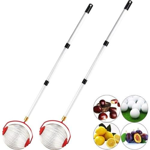 Ball Collector Rolling Nut Harvester Ball Picker Adjustable Outdoor Manual Tools Picker Collector Walnuts Pecans Crab Apples