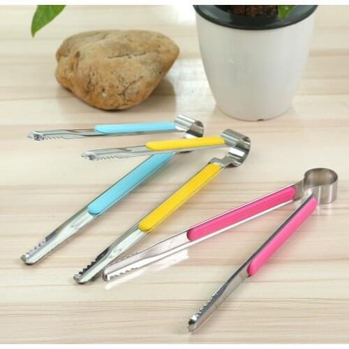 Stainless Steel BBQ Tongs Barbecue Grill Food Clip Ice Tong Meat Salad Toast Bread Clamp Kitchen Accessories Utensils Tools