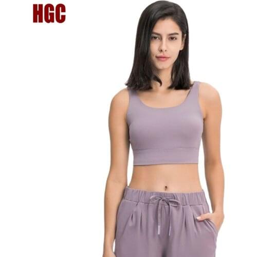 Sports Bra High Impact Elastic Sexy Underwear Breathable Naked Feel Running Vest GYM Fitness Top Running Women Push-up Halter