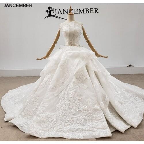 HTL1495 Beads And Large Crystals And Pearls Dotted Around Waist Of Rhinestones Wedding Dress 2020 Strapless платье в пол