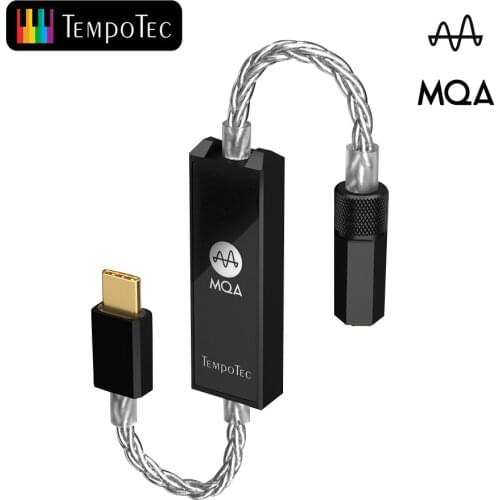 TempoTec Sonata MHD Hi-Res MQA Headphone Amplifier Lossless Music ES9281 USB DAC DSD128 Type-C to 3.5MM for Android Mac PC Win10