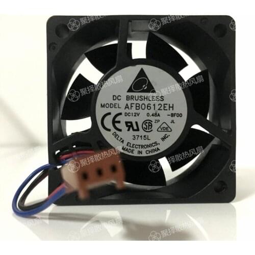 6025 AFB0612EH 6 CM/CM 12 v 0.48 A ball bearing cooling fan 60 * 60 * 25 mm