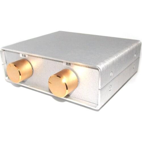 3-way select passive front-level controller, 2-way output can be selected, can match two sets of power amplifier