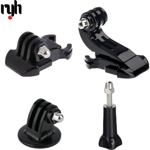 4 in 1 Basic Action Camera Accessories Kit Quick Release Buckle Tripod Mount for GoPro Hero 6 5 Go Pro SJCAM Yi 4K Eken H9