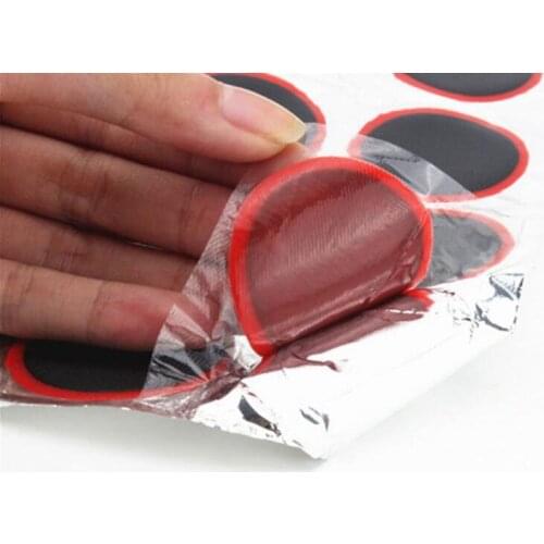 48Pcs/set 25mm Round Rubber Bicycle Tire Repairing Patch Bike Repair Tools Tire Tyre Inner Tube Puncture Repair Tools