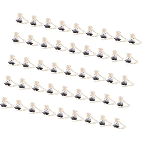 50Pcs 10ml Empty Perfume Bottle Pendant Car Hanging Ornament Home Decor Flower