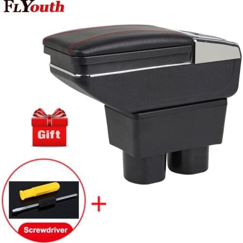 Car Armrest Box For Nissan Sentra Sylphy 2006-2016 Car-Styling Central Store Content Box With Cup Holder Interior Accessories