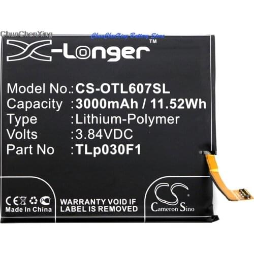 Cameron Sino Battery DT60BATT for Blackberry BBA100-1, BBA100-2, DTEK60, for Vodafone Smart Platinum 7, VFD 900