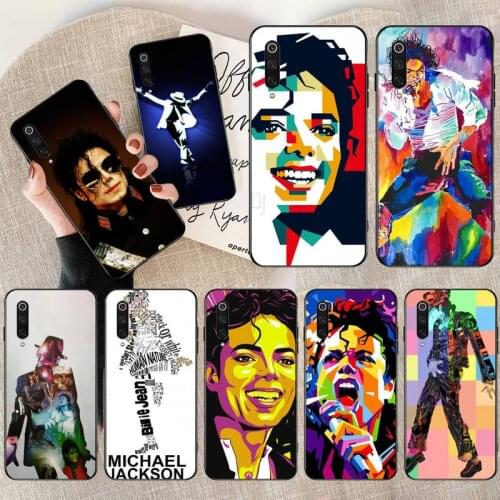 PENHUWAN michael jackson TPU black Phone Case Cover Hull for Redmi Note 8 8A 7 6 6A 5 5A 4 4X 4A Go Pro Plus Prime