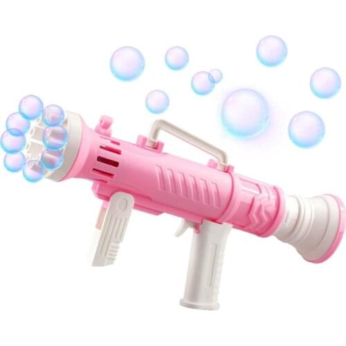 Kids Automatic Bubble Blower Maker Portable Bubble Machine Toy Toys For Children Birthday Party Decorations Kids Bubble Gun