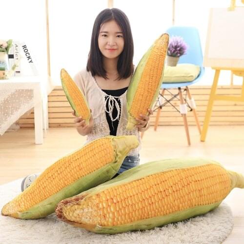 Children plush toy simulation corn pillow Christmas gift kids baby stuffed toy yellow corn
