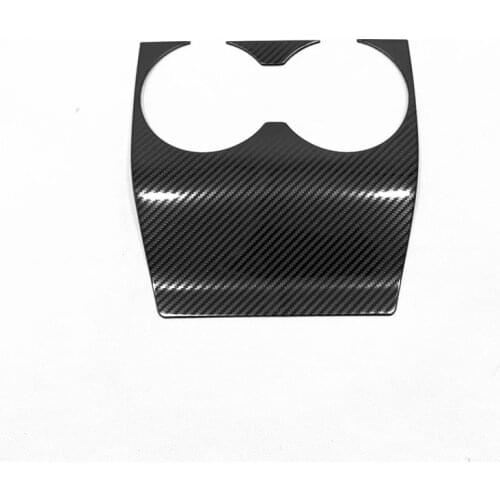 For Mazda 3 Axela 2019 2020 Stainless Steel Car Front Water Cup Cover Gearbox Decoration Frame Interior Car Styling Accessories