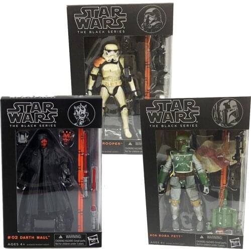 Figure The Black Series 06 03 Sandtrooper 02 Darth Maul Action Figures Toys 6inch 17cm