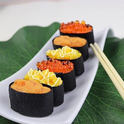Artificial Sushi Decorative Realistic Food Display Model Food Prop Photo Prop