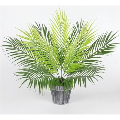 Artificial Fern Plants Plastic Tropical Palm Tree Leaves Branch Home Garden Decoration Photography Wedding Decor Leaves