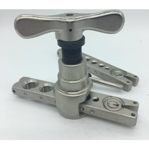 Quality 45'C Ratchet Eccentric Cone Type Flare tool is used for tube connection in refrigeration, water chiller & heat pump unit