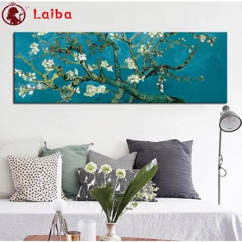 Pictures 5d diamond painting Abstract famous art, ginkgo flower full novelty 2021 mosaic art diamond embroidery icons new hot