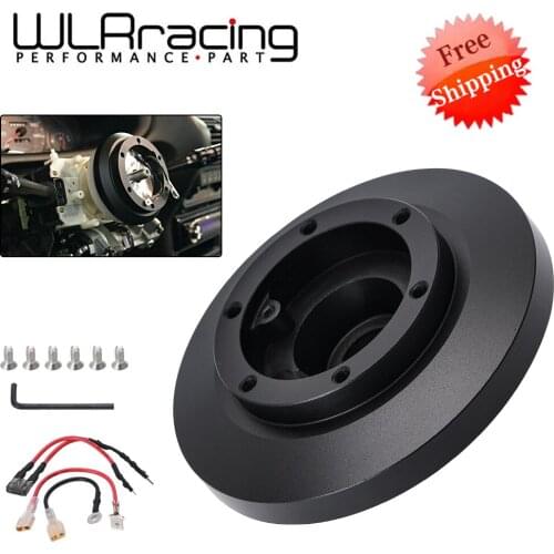 Short Boss Hub Adapter Kit Black Aluminum Quick Release Hub Adaptor Kit for BMW E36 318 325 328 840 850 E39 M3 Z3 Steering Wheel