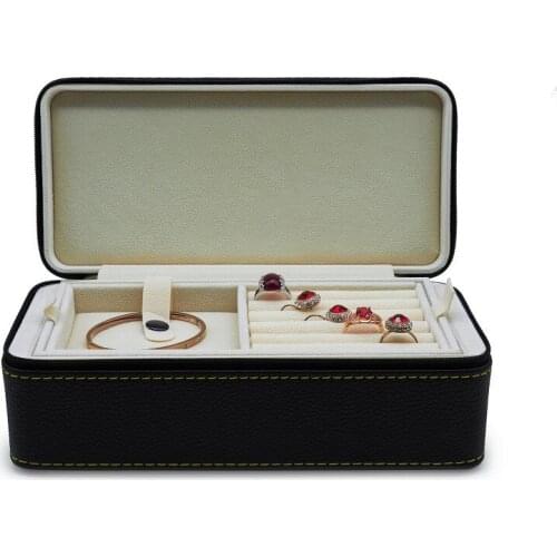 Multi function ring earring bangle necklace storage elegant travel jewelry organizer gift storage packaging box luxury