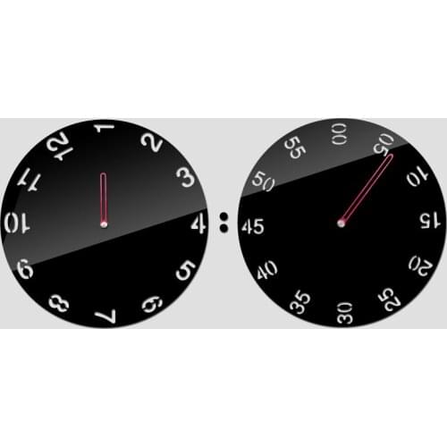 Hot Peacock dot DIY wall clock 2019 new home decoration modern design high-grade acrylic wall stickers