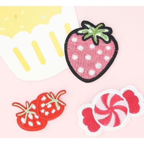 New Ironing Patch Computer Embroidery Chapter Fruit Embroidered Cloth Stickers Accessories Embroidery Embroidered Cloth Stickers